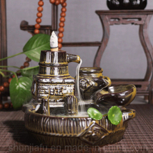 Lotus Censer Incense Burner Home Ceramic Ornaments