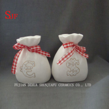 Ceramic White "Purse Fund" Savings Piggy/Coin/Money Bank for My Gift