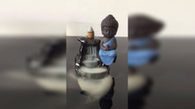 Little Buddha Backflow Incense Burner Ceramics Home Decoration