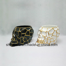 Ceramic Creative Design Skull Type Flowerpot