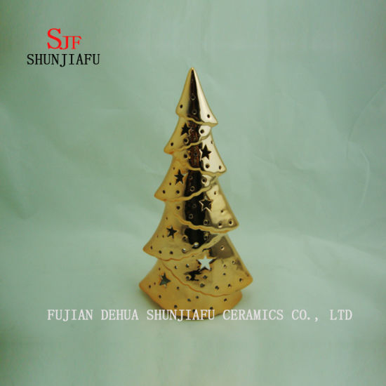 Christmas Electroplated Ceramic Tree