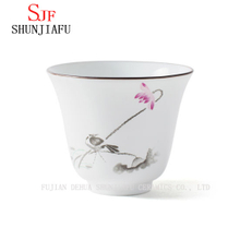 High-Quality Handmade Color Lotus Ceramic Kung Fu Tea Cup