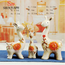 Animal Ornament Porcelain Decoration Deer Ceramic Crafts Art