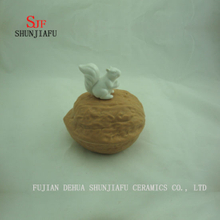 Creative Design Small Squirrel Nut Shaped Jewelry Box/a