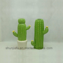Ceramic Cactus Shaped Ornaments in Medium