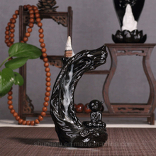 Creative Smoke Backflow Incense Burner Ceramic Home Craft Decoration