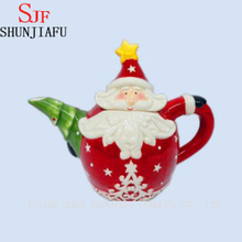 Ceramic Snowman Teapot Decorative Christmas New