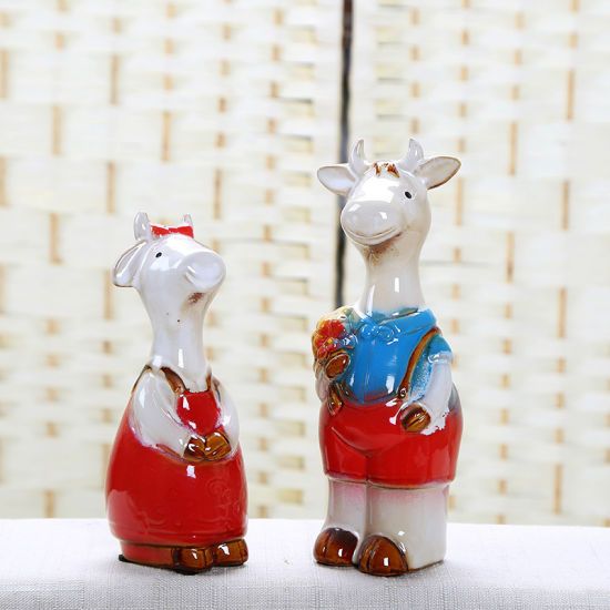 The Sheep Bride and Groom Modern Ceramic Decorate Wedding Decorations/B