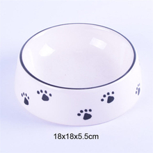 Lola Exclusive Use white Ceramic Pet Feeder Ceramic Dog Bowl