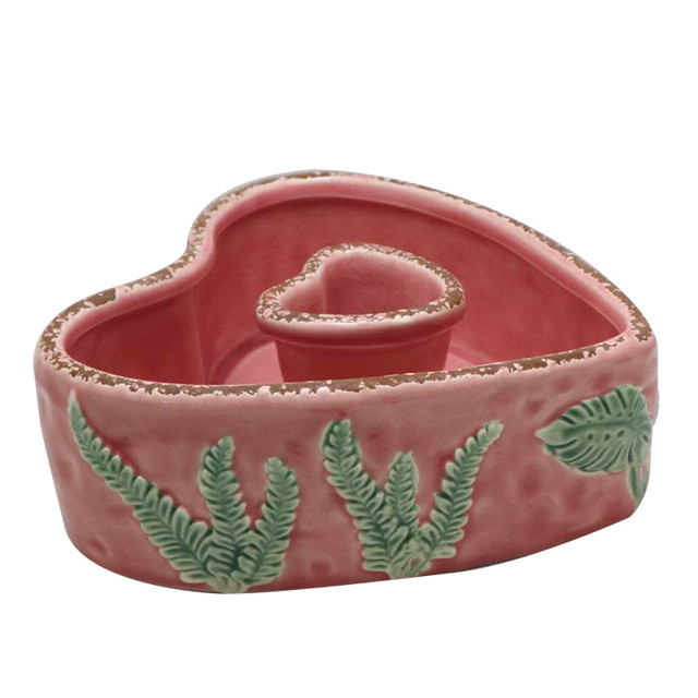 Ceramic pink flowerpot