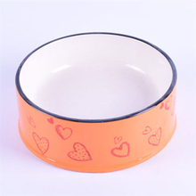  Bella Exclusive Use pink Ceramic Pet Feeder Ceramic Dog Bowl