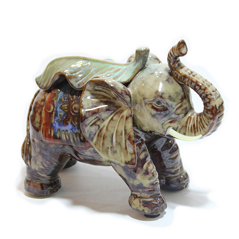 Vintage Ceramic Elephant Household Tabletop Decoration