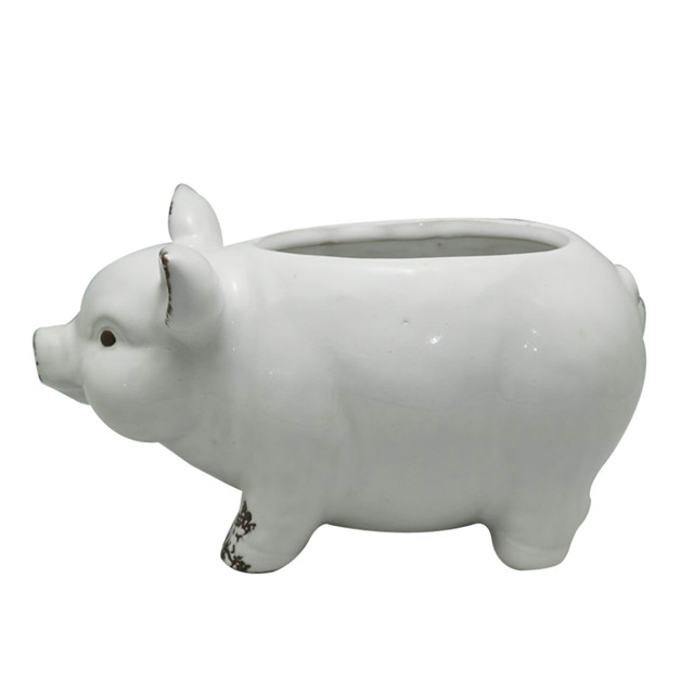 ceramic stand Pig style design ceramic flowerpot