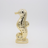 Ceramic Seahorse Gold Ceramic Statue Animal ornaments Home furnishings