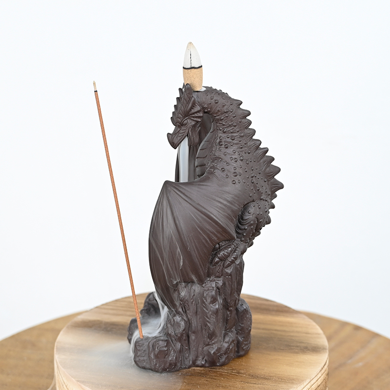 Ceramic Dragon Backflow Incense Burner