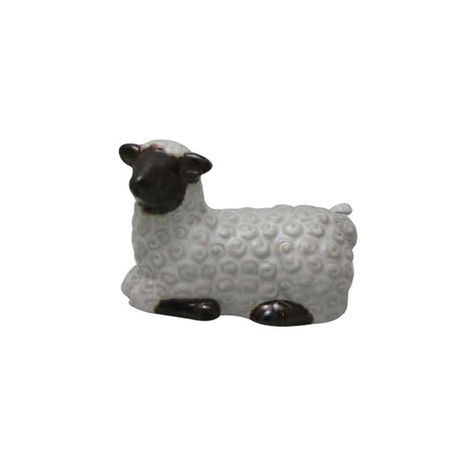 Ceramic Farm Sheep Statue Animal Ornaments