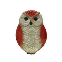 various colors pink Ceramic owl plate