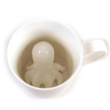 Bottom of cup Marine animal octopus Ceramic coffee cup