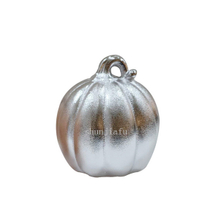  Silvery P Ceramic umpkin Decorations for outside Golden Ceramic Pumpkins
